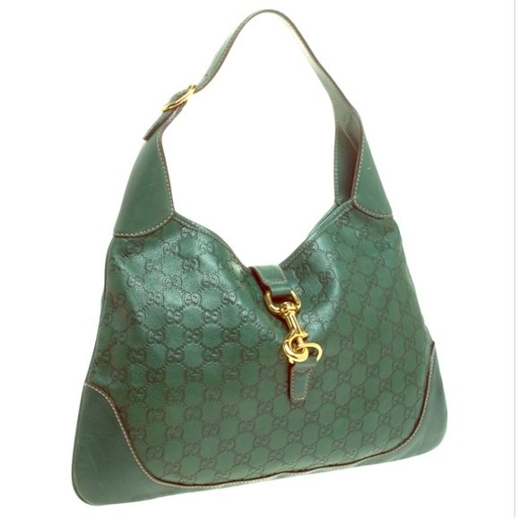 Gucci Handbags - Gucci Jackie guccissima leather handbag green